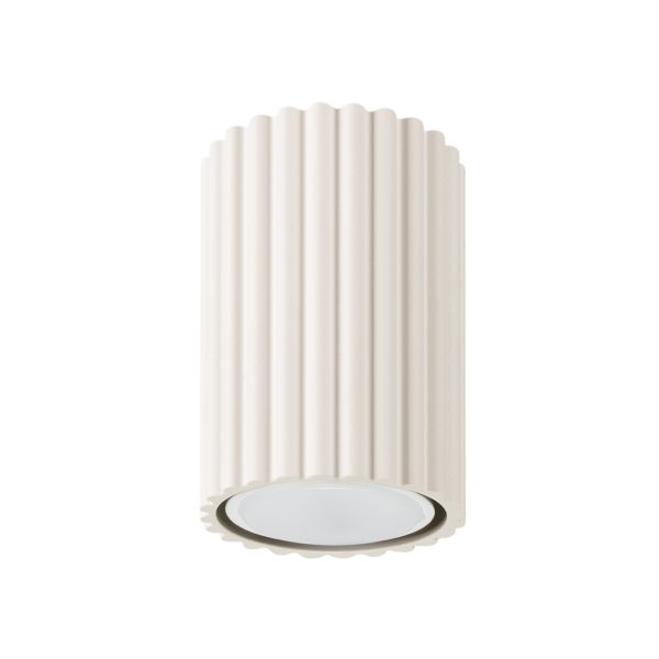 Plafonnier Aluminium Beige GU10 1 Karbon 10