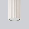 Plafonnier Aluminium Beige GU10 1 Karbon 60