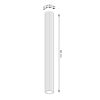 Plafonnier Aluminium Beige GU10 1 Karbon 60