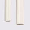 Suspension Aluminium Beige GU10 2 Karbon