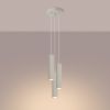 Suspension Aluminium Beige GU10 3 Karbon