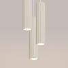 Suspension Aluminium Beige GU10 3 Karbon