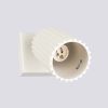 Applique Aluminium Beige GU10 1 Karbon