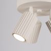 Plafonnier Aluminium Beige GU10 3 Karbon