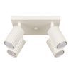Plafonnier Aluminium Beige GU10 4 Karbon