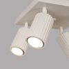 Plafonnier Aluminium Beige GU10 4 Karbon
