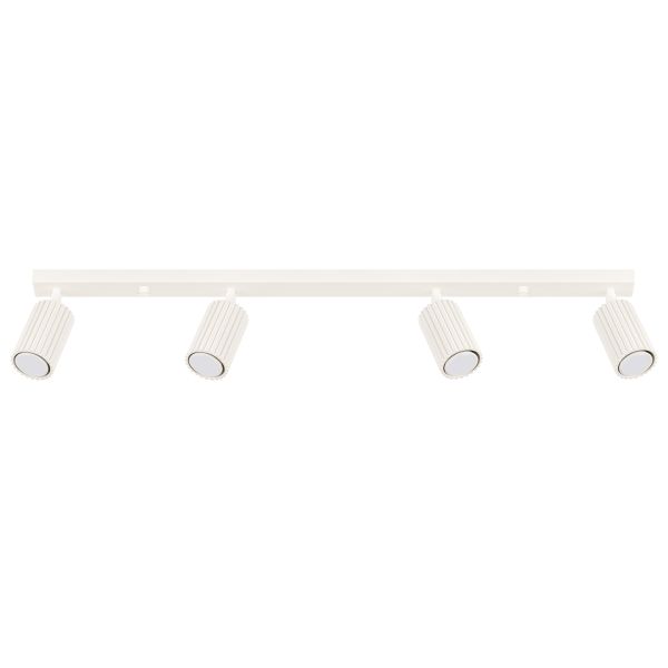 Plafonnier Aluminium Beige GU10 4 Karbon Line