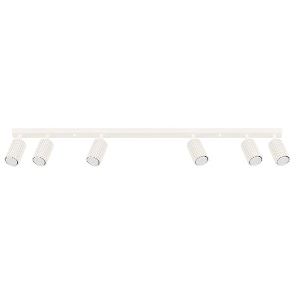 Plafonnier Aluminium Beige GU10 6 Karbon