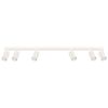 Plafonnier Aluminium Beige GU10 6 Karbon