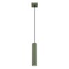 Suspension Aluminium Vert Olive GU10 1 Karbon