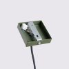 Suspension Aluminium Vert Olive GU10 1 Karbon