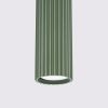 Suspension Aluminium Vert Olive GU10 1 Karbon
