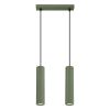 Suspension Aluminium Vert Olive GU10 2 Karbon