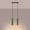 Suspension Aluminium Vert Olive GU10 2 Karbon