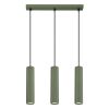 Suspension Aluminium Vert Olive GU10 3 Karbon Line
