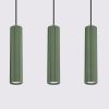 Suspension Aluminium Vert Olive GU10 3 Karbon Line