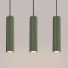 Suspension Aluminium Vert Olive GU10 3 Karbon Line