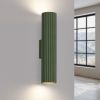 Applique Aluminium Vert Olive GU10 2 Karbon 30