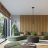 Applique Aluminium Vert Olive GU10 2 Karbon 30
