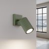 Applique Aluminium Vert Olive GU10 1 Karbon