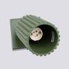 Applique Aluminium Vert Olive GU10 1 Karbon
