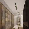 Applique Aluminium Vert Olive GU10 1 Karbon