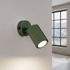 Applique Aluminium Vert Olive GU10 1 Karbon Switch