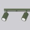 Plafonnier Aluminium Vert Olive GU10 4 Karbon Line