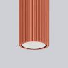 Plafonnier Aluminium Ocre Rouge GU10 1 Karbon 40