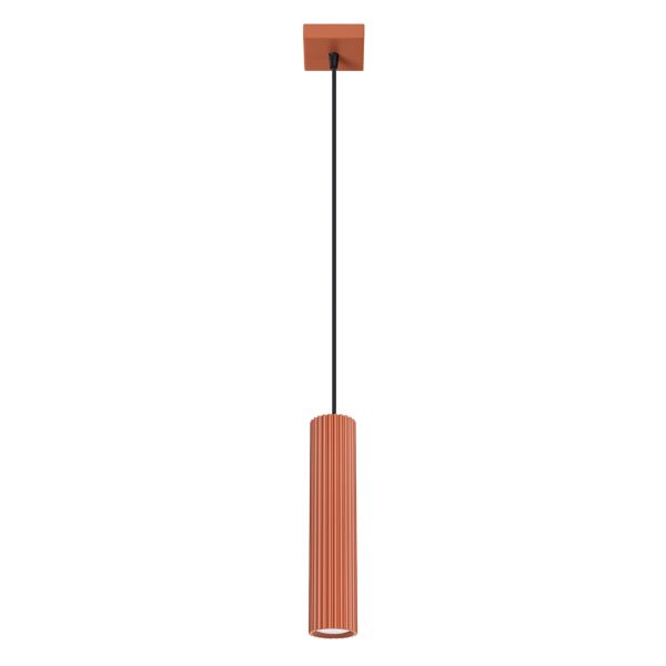 Suspension Aluminium Ocre Rouge GU10 1 Karbon