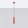 Suspension Aluminium Ocre Rouge GU10 1 Karbon