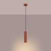 Suspension Aluminium Ocre Rouge GU10 1 Karbon