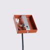 Suspension Aluminium Ocre Rouge GU10 1 Karbon