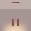 Suspension Aluminium Ocre Rouge GU10 2 Karbon