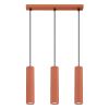 Suspension Aluminium Ocre Rouge GU10 3 Karbon Line