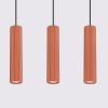 Suspension Aluminium Ocre Rouge GU10 3 Karbon Line