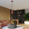 Applique Aluminium Ocre Rouge GU10 2 Karbon 30