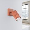 Applique Aluminium Ocre Rouge GU10 1 Karbon