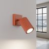 Applique Aluminium Ocre Rouge GU10 1 Karbon