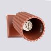 Applique Aluminium Ocre Rouge GU10 1 Karbon