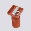 Applique Aluminium Ocre Rouge GU10 1 Karbon