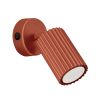 Applique Aluminium Ocre Rouge GU10 1 Karbon Switch