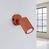 Applique Aluminium Ocre Rouge GU10 1 Karbon Switch