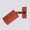 Applique Aluminium Ocre Rouge GU10 1 Karbon Switch