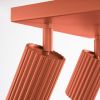 Plafonnier Aluminium Ocre Rouge GU10 4 Karbon