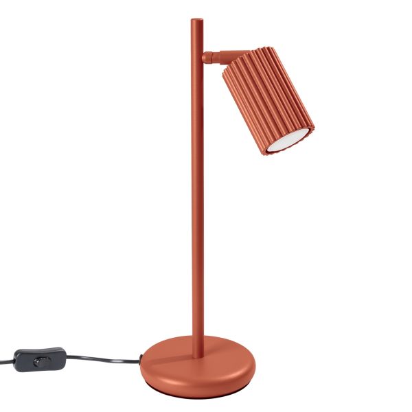 Lampe à poser Aluminium Ocre Rouge GU10 1 Karbon