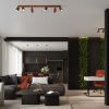 Lampe à poser Aluminium Ocre Rouge GU10 1 Karbon