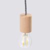 Applique Bois Bois Naturel/Blanc/Noir E27 1 Nimbi