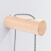 Applique Bois Bois Naturel/Blanc/Noir E27 1 Nimbi