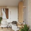 Applique Bois Bois Naturel/Blanc/Noir E27 1 Nimbi